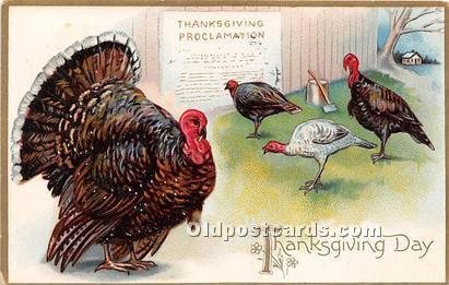 Thanksgiving Greetings 1908 