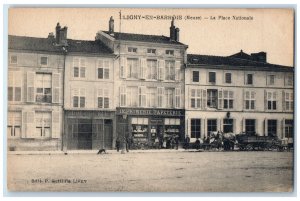 c1910 The National Square Ligny-En-Barrois (Meuse) Grand Est France Postcard