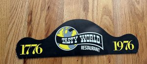 Days Inn Tasty World Restaurant 1976 kids menu bicentennial 1776