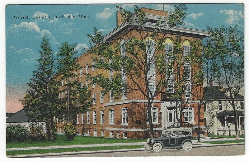 RPPC,  Rochester,  Minnesota, Early View of Worrell Hospital