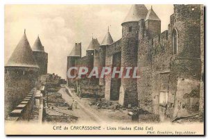 Old postcard Cite Carcassonne Strings High East Coast