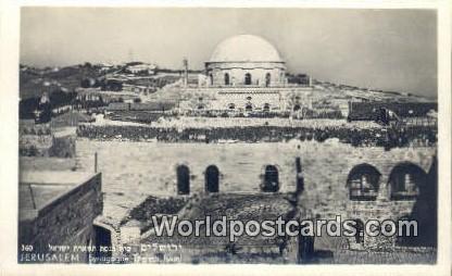 Jerusalem, Israel Synagogue Tifereth Isreal Synagogue Tifereth Isreal Real Photo