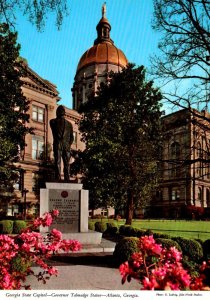 Georgia Atlanta State Capitol Building and Governor Talmadge Statue