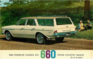 Rambler Automobile Dealer Advertising 1963 Classic Six Postcard 22-2999 