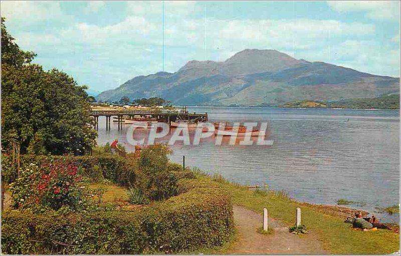 Modern Postcard Loch Lomond and Ben Lomond from Luss