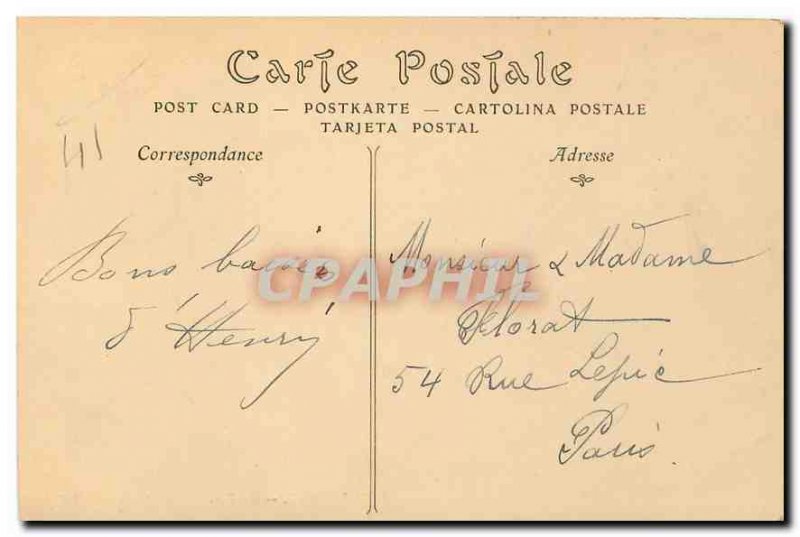 Old Postcard Chateau de Cheverny Park