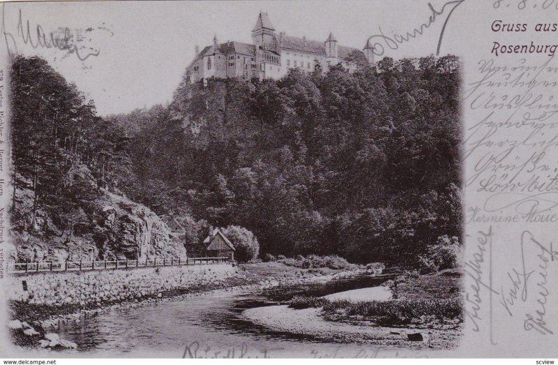 Gruss aus Rosenburg , Austria , 1906