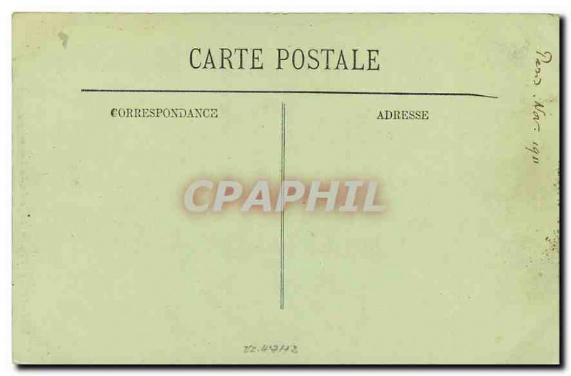 Old Postcard Paris Luxembourg Gardens