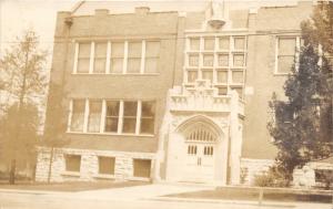 Webster Groves Missouri~Our Holy Redeemer Hall & School~Foreign Note~1923 RPPC