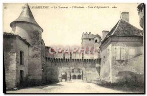 Postcard Old Approx d & # 39Angouleme The crown L & # 39Oisellerie School & #...