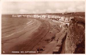 CLIFTONVILLE KENT UK FORENESS BAY PHOTO POSTCARD