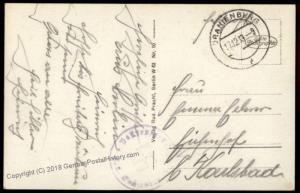 3rd Reich Germany KL Sachsenhausen 1939 Waffen SS Feldpost Cover 73662