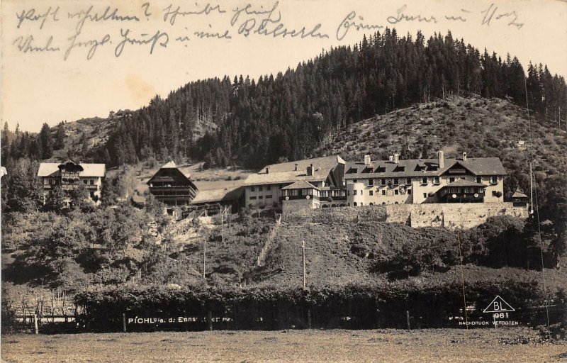 Lot320 pichl a d enns  real photo austria