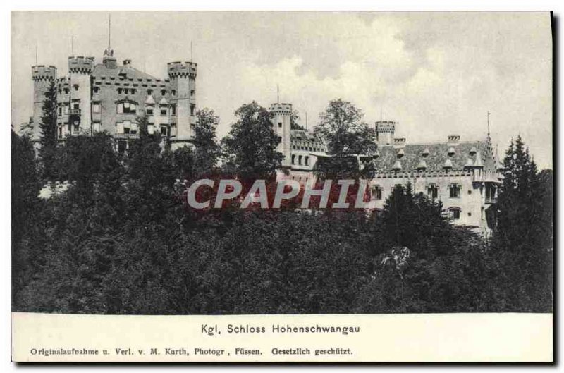 Old Postcard Kgl Schloss Hohenschwangau