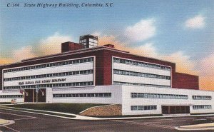 Postcard State Highway Building Columbia SC