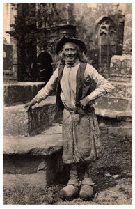 Breton Man in  Native Costume