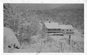 Marshfield Vermont Pirie Camp House Real Photo Antique Postcard K70168