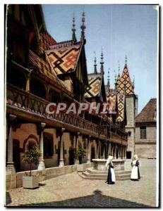 Postcard Modern Beaune Court D & # 39Honneur West Building