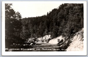 K24/ Summerhaven Arizona RPPC Postcard c40s Mt Lemmon Store Inn Cline 19