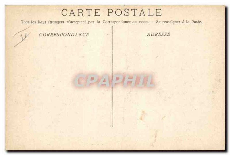 Old Postcard Marseille Quai Boarding Transatlantic