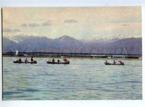 237274 Kazakhstan Issyk-Kul lake old postcard