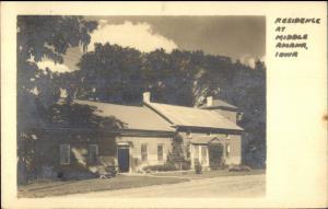 Middle Amana IA Home Real Photo Postcard