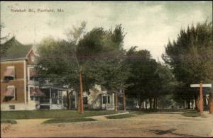 Fairfield ME Newhall St. c1910 Postcard