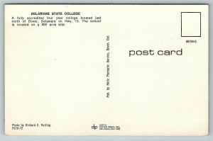 Postcard DE Dover Airview Delaware State College D11