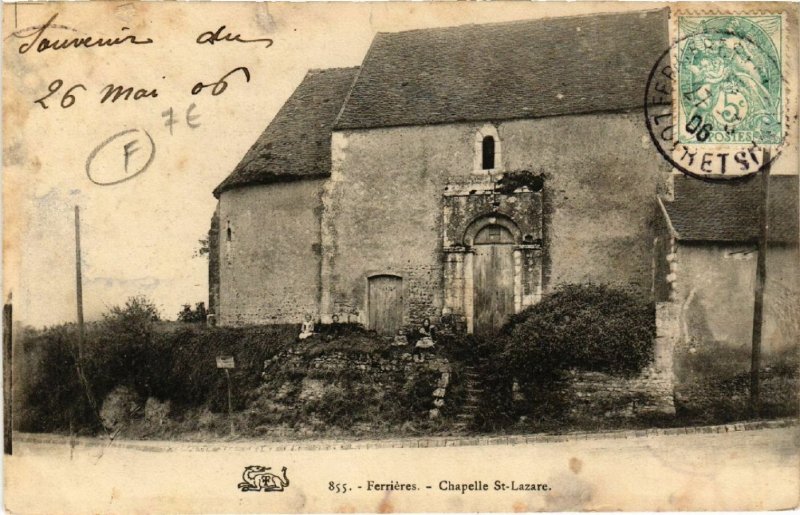CPA Ferrieres - Ferrieres-en-Gatinais - Chapelle St-Lazare (631943)
