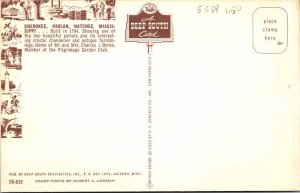 POSTCARD SCENE Natchez Mississippi MS AO3945