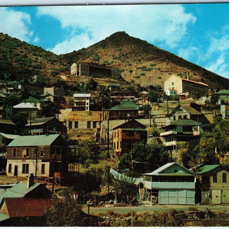 c1960s Jerome, AZ Ghost Town House Ruins Shanty Old Shack Village Chrome PC A303