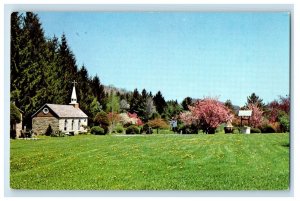 Horse Shoe Run WV, Our Lady Of Pines Smallest Church In 48 States Postcard