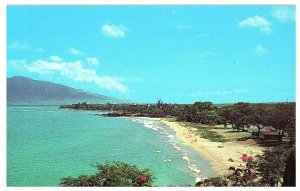 Panoramic View Kamaole Beach Park Kihei Maui Postcard