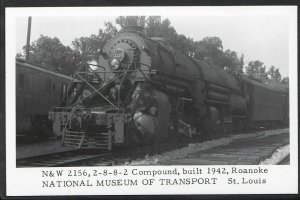 Railway Transport Postcard- Train - National Museum of Transport, St Louis MB236