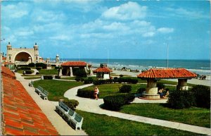 Florida Daytona Beach Boardwalk From Ocean Front Park 1963
