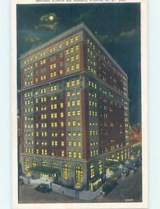 Unused W-Border HOTEL SCENE Utica New York NY B1571