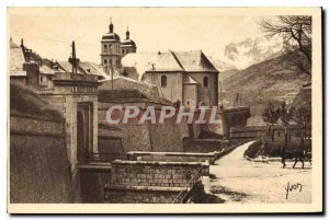 Old Postcard Briancon Htes Alps Gate Pinerolo and the Church