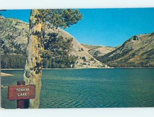 Pre-1980 LAKE SCENE Yosemite National Park - Near Stockton & Modesto CA hp6491