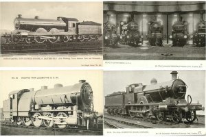 CHEMIN DE FER LOCS RAILWAY TRAINS ROYAUME-UNI 40 CPA Pre-1940 (L3389)