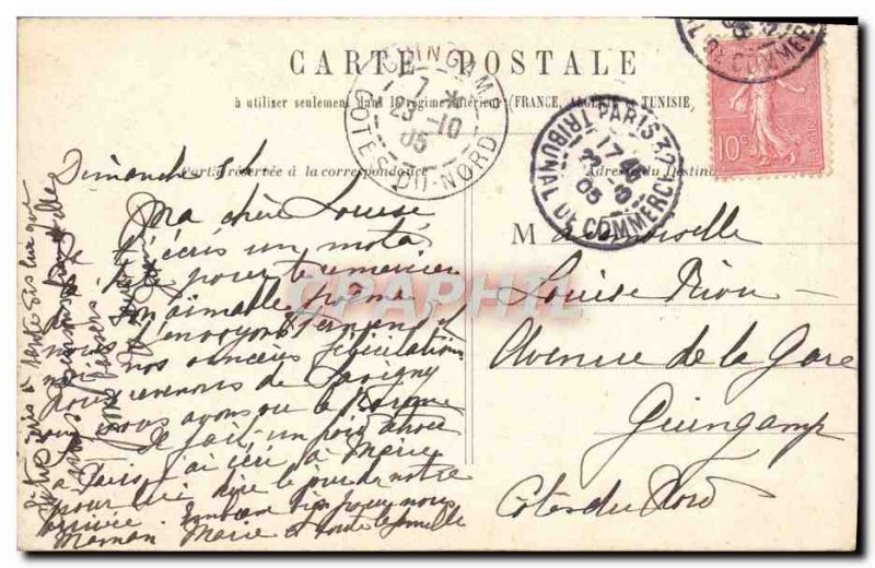 Old Postcard Fancy Louise Surname