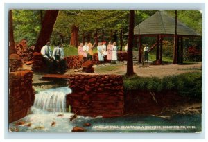 Aug 1915 Greenspring Chautauqua Program Preachers Quartette Postcard P16 