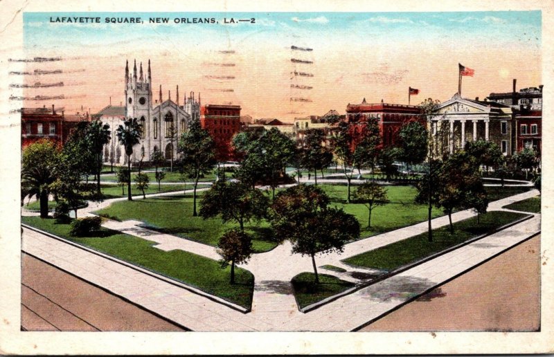 Louisiana New Orleans Lafayette Square 1931