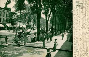 NY - Saratoga. Broadway circa 1900