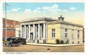 Kinston North Carolina Post Office Street View Antique Postcard K18351