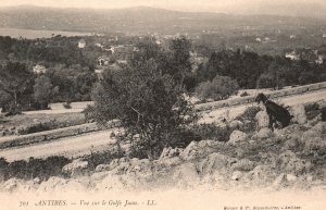 France, Antibes, Vue Sur Le Golfe Juan, Alpes-maritimes, Vintage Postcard