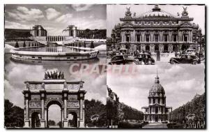 Modern Postcard The Paris Palais de Chaillot opera triumphal arch Carrousel