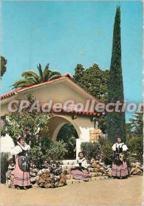 Postcard Modern French Riviera and Provence Mas Provencal and girls in local ...