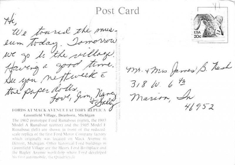 Ford Motor Company , Dearborn, Michigan  