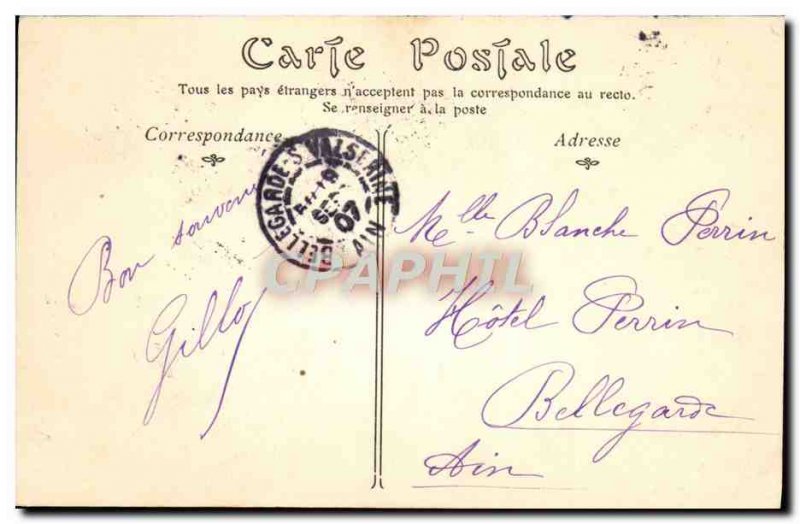 Old Postcard Paris Pantheon