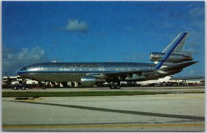 Airplane Eastern McDonnell Douglas DC-10-30 Air Line N391EA Postcard